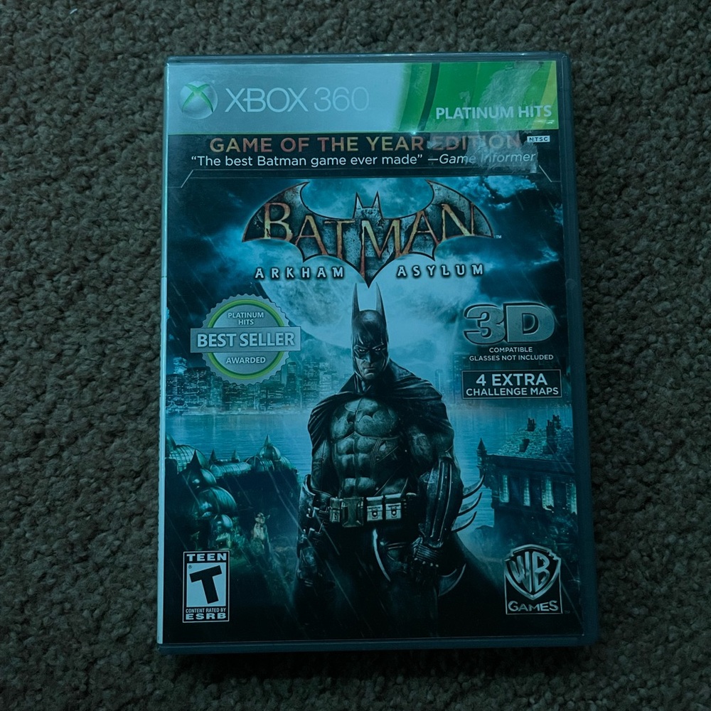 Batman Arkham asylum: Game of the year edition XBOX 360